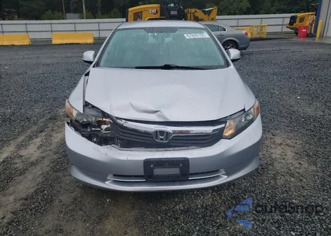 2012 Honda Civic Lx from USA, damaged, VIN 2HGFB2F54CH336139